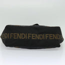 FENDI Tote Bag Canvas Black Auth bs22301-9