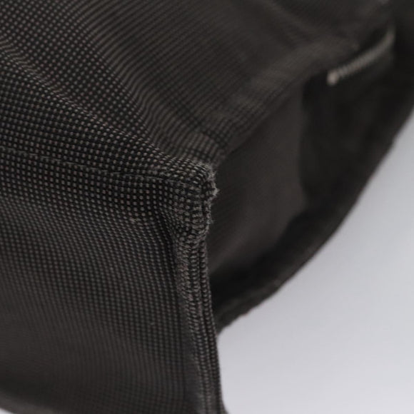 HERMES Her Line MM Tote Bag Canvas Gray Silver Auth bs22307