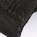 HERMES Her Line MM Tote Bag Canvas Gray Silver Auth bs22307-13