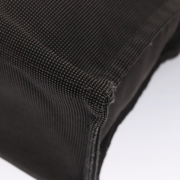 HERMES Her Line MM Tote Bag Canvas Gray Silver Auth bs22307