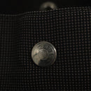 HERMES Her Line MM Tote Bag Canvas Gray Silver Auth bs22307-14