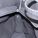 HERMES Her Line MM Tote Bag Canvas Gray Silver Auth bs22307-19