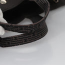 HERMES Her Line MM Tote Bag Canvas Gray Silver Auth bs22307-7