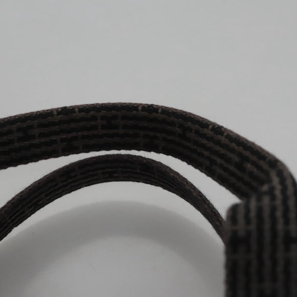 HERMES Her Line MM Tote Bag Canvas Gray Silver Auth bs22307