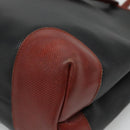 BOTTEGA VENETA Hand Bag PVC Black Auth bs22311-12