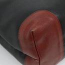 BOTTEGA VENETA Hand Bag PVC Black Auth bs22311-13