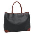 BOTTEGA VENETA Hand Bag PVC Black Auth bs22311-1