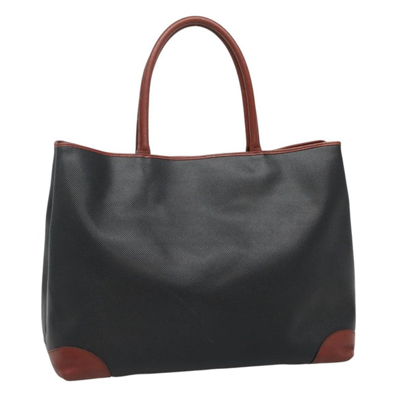 BOTTEGA VENETA Hand Bag PVC Black Auth bs22311