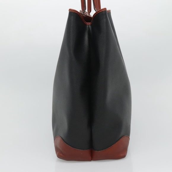 BOTTEGA VENETA Hand Bag PVC Black Auth bs22311