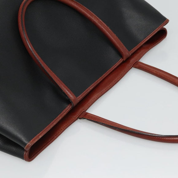 BOTTEGA VENETA Hand Bag PVC Black Auth bs22311