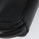 BALENCIAGA Clutch Bag Leather Black Auth bs22314-14