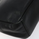 BALENCIAGA Clutch Bag Leather Black Auth bs22314-16