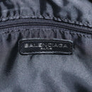 BALENCIAGA Clutch Bag Leather Black Auth bs22314-11