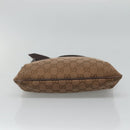 GUCCI GG Canvas Shoulder Bag Brown 257246 Auth bs22316-10
