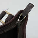 GUCCI GG Canvas Shoulder Bag Brown 257246 Auth bs22316-15