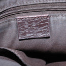 GUCCI GG Canvas Shoulder Bag Brown 257246 Auth bs22316-16