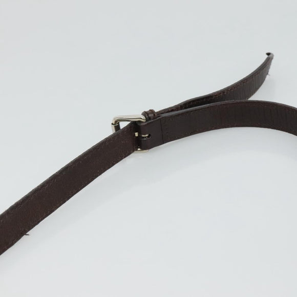 GUCCI GG Canvas Shoulder Bag Brown 257246 Auth bs22316