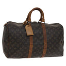 LOUIS VUITTON Monogram Keepall 45 Boston Bag M41428 LV Auth bs22332-1