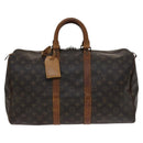 LOUIS VUITTON Monogram Keepall 45 Boston Bag M41428 LV Auth bs22332-13