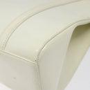 PRADA Hand Bag Patent leather White Auth bs22343-10