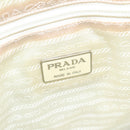 PRADA Hand Bag Patent leather White Auth bs22343-16