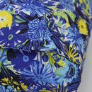 PRADA Flower Tote Bag Nylon Blue Auth bs22344-9