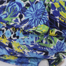 PRADA Flower Tote Bag Nylon Blue Auth bs22344-15