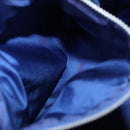 PRADA Flower Tote Bag Nylon Blue Auth bs22344-24