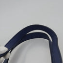 PRADA Flower Tote Bag Nylon Blue Auth bs22344-8