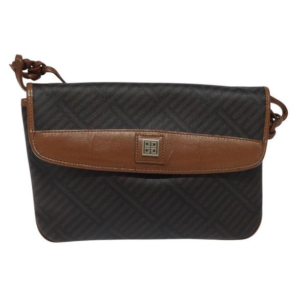 GIVENCHY Shoulder Bag PVC Black Auth bs22358