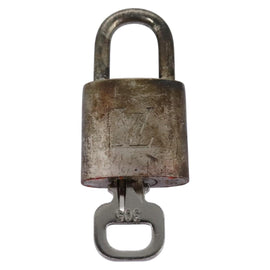 LOUIS VUITTON Padlock metal Silver LV Auth bs22362 - 0