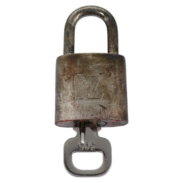 LOUIS VUITTON Padlock metal Silver LV Auth bs22362 - 0