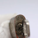 LOUIS VUITTON Padlock metal Silver LV Auth bs22362-7