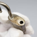 LOUIS VUITTON Padlock metal Silver LV Auth bs22362-9