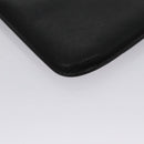 PRADA iPad Case Safiano leather Black Auth bs22372-14