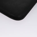 PRADA iPad Case Safiano leather Black Auth bs22372-15