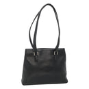 CHANEL Shoulder Bag Leather Black CC Auth bs22384-1