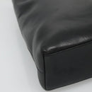 CHANEL Shoulder Bag Leather Black CC Auth bs22384-11