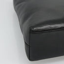 CHANEL Shoulder Bag Leather Black CC Auth bs22384-13