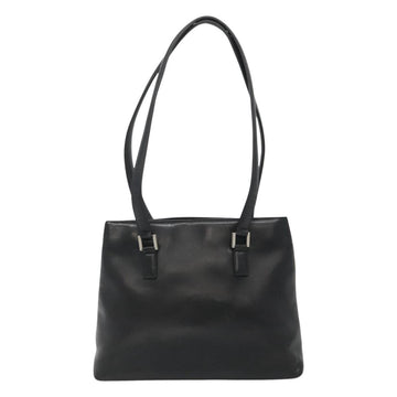 CHANEL Shoulder Bag Leather Black CC Auth bs22384 - 0