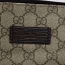 GUCCI GG Supreme Tote Bag PVC Beige 141976 Auth bs22395-17
