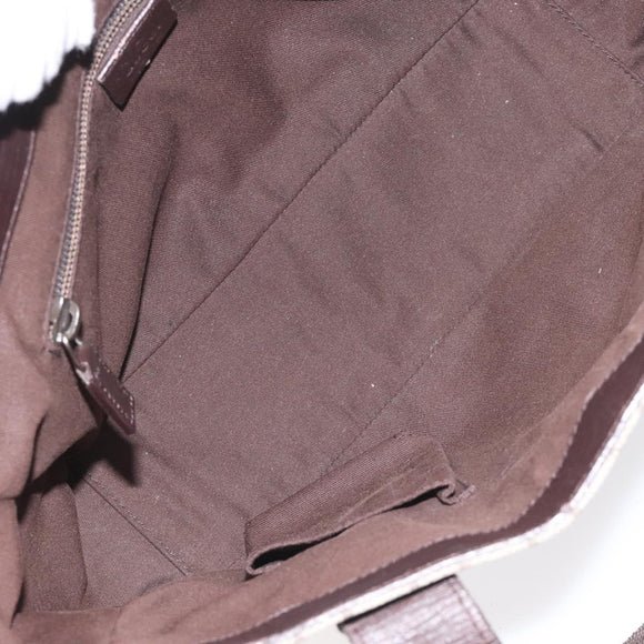 GUCCI GG Supreme Tote Bag PVC Beige 141976 Auth bs22395