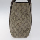 GUCCI GG Supreme Tote Bag PVC Beige 141976 Auth bs22395-4