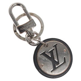 LOUIS VUITTON Charm metal Silver LV Auth bs22399