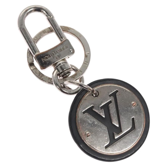 LOUIS VUITTON Charm metal Silver LV Auth bs22399