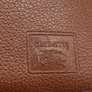 Burberrys Shoulder Bag Leather Brown Auth bs22432-15