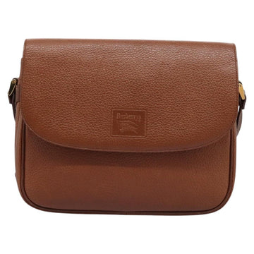 Burberrys Shoulder Bag Leather Brown Auth bs22432 - 0