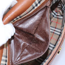 Burberrys Shoulder Bag Leather Brown Auth bs22432-12