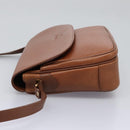 Burberrys Shoulder Bag Leather Brown Auth bs22432-3