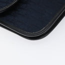 Christian Dior Trotter Canvas Shoulder Bag Navy Auth bs22436-16